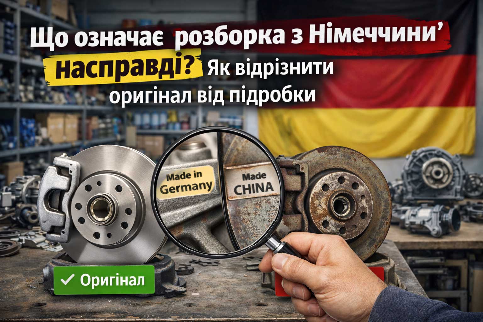 Що означає “розборка з Німеччини” насправді? Як відрізнити оригінал від підробки