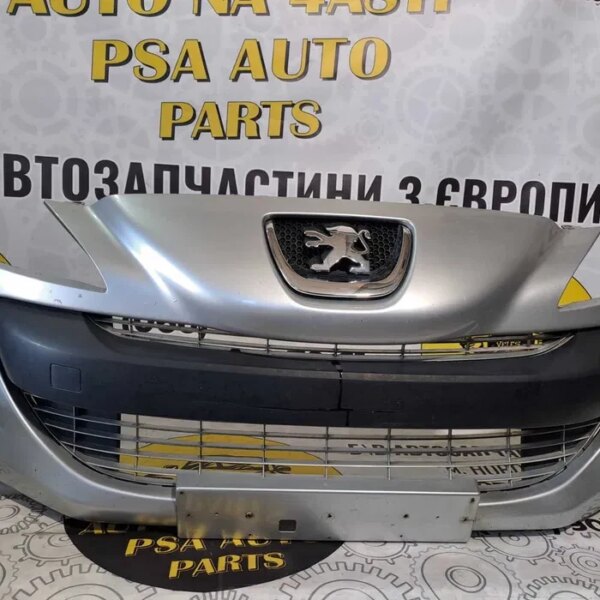 Бампер передній Peugeot 308 до-рестайлінг комплектний 9674576177