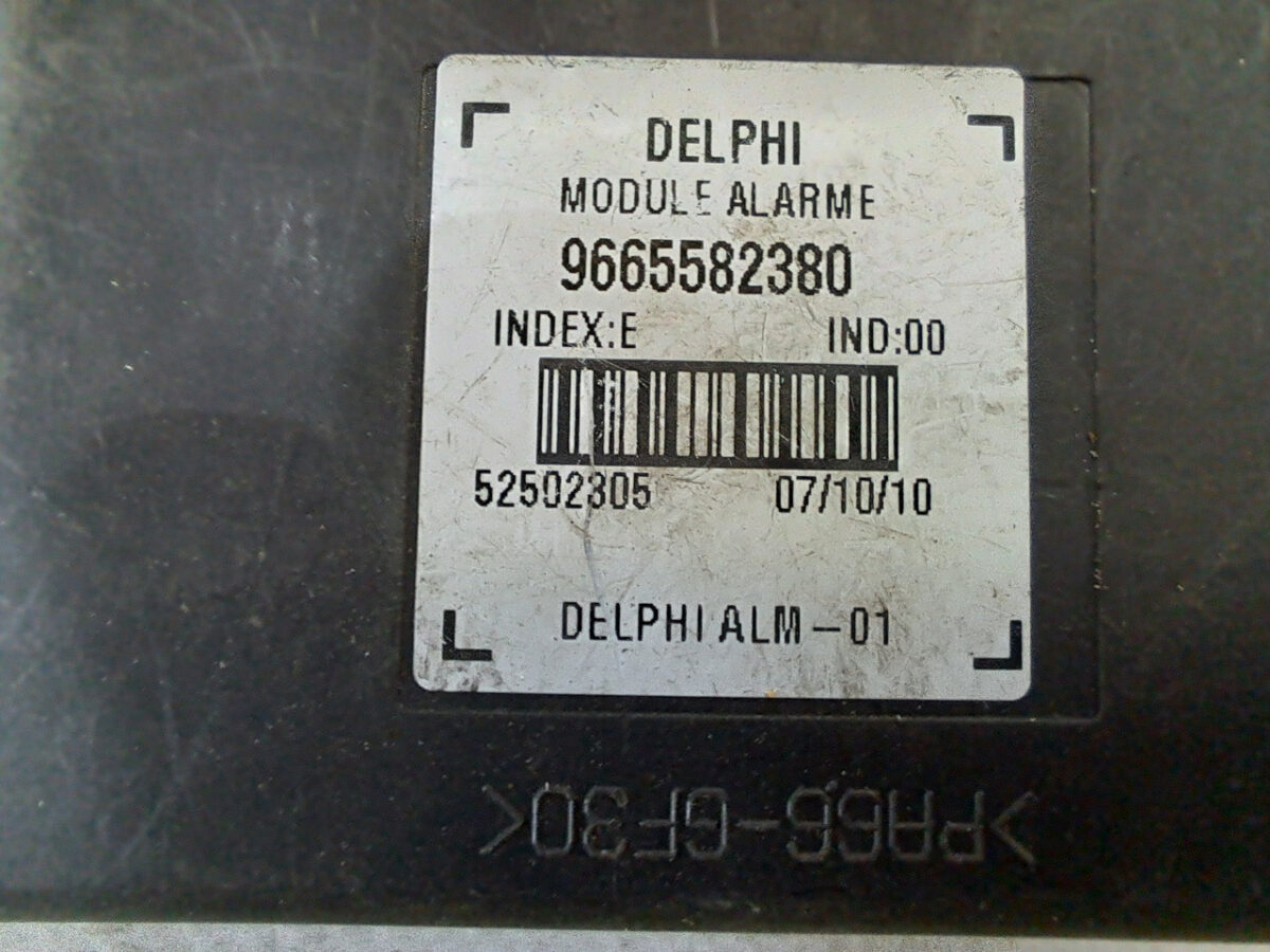 Блок керування сигналізацією Citroen Peugeot 9665582380 - Зображення 2