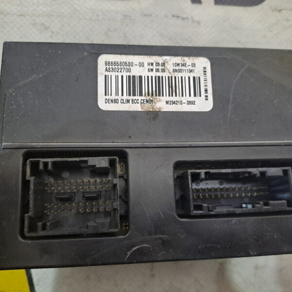 Блок управління кондиціонером Citroёn 9666580580