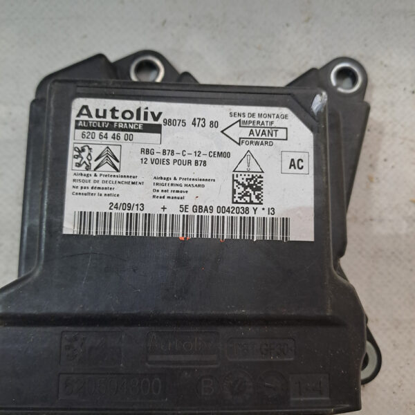 Блок керування AIRBAG Citroen 9807547380