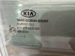 Скло дверей задніх правих KIA SPORTAGE III 43R-00351 - Зображення 2